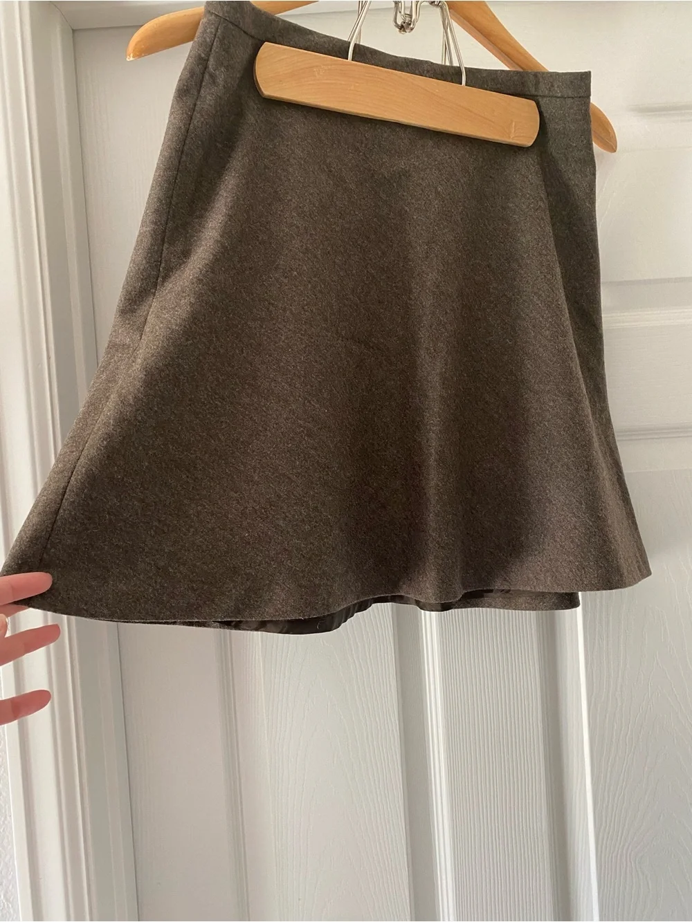Vintage 90s J Crew Merino Wool Mini Skirt